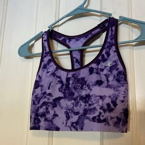 Champion Violet Tie-Dye Sports Bra